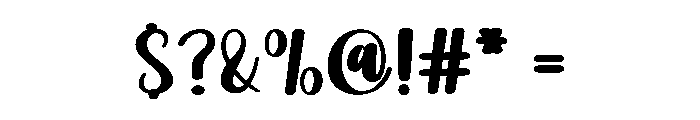 Snowtime Handwritten Font OTHER CHARS