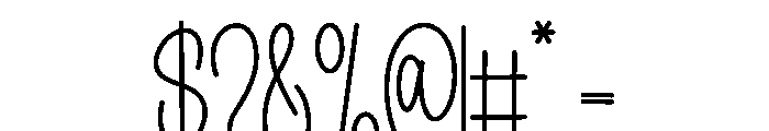 Snowtime Paradise Font OTHER CHARS
