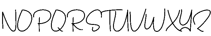 Snowtime Paradise Font UPPERCASE