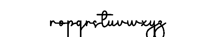 Snowtime Paradise Font LOWERCASE