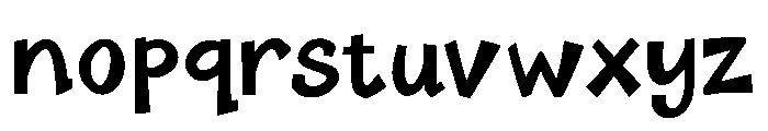 Snowvella Font LOWERCASE