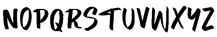 Snowy Giggles Font UPPERCASE