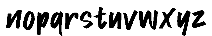 Snowy Giggles Font LOWERCASE