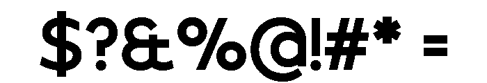 Snuggery Bold Font OTHER CHARS