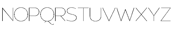 Snuggery Thin Font UPPERCASE