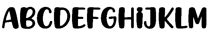 Snuggle Bunny Font UPPERCASE