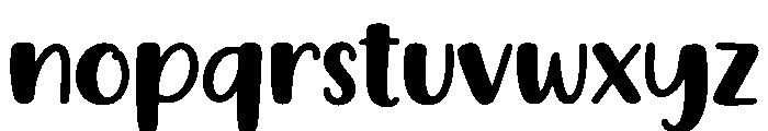 Snuggle Bunny Font LOWERCASE