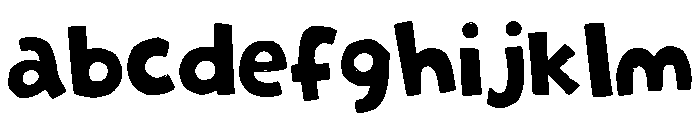 Snuggle Cat Display FONT
