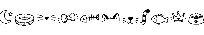 Snuggle Cat Doodle Extra FONT