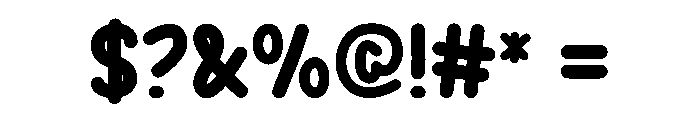 Snuggle Script Font OTHER CHARS
