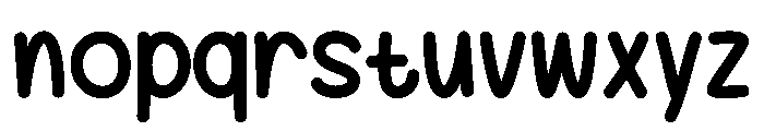 Snuggle Script Font LOWERCASE