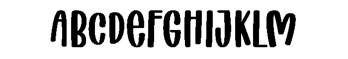 Snugglee Christmas Font UPPERCASE