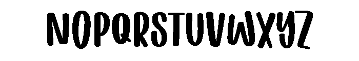 Snugglee Christmas Font LOWERCASE