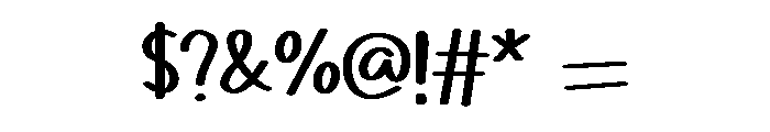 Snuggy Days Font OTHER CHARS