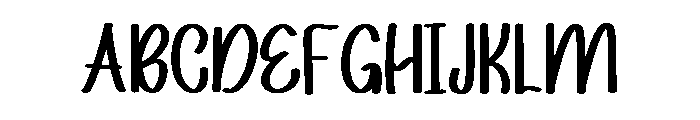 Snuggy Days Font UPPERCASE