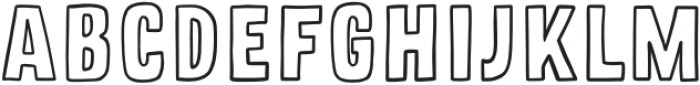 SnackboxRegular otf (400) Font UPPERCASE