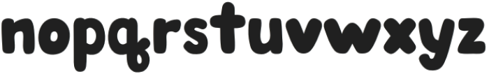Snacktime Regular otf (400) Font LOWERCASE