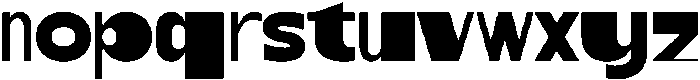 Snaggly otf (400) Font LOWERCASE