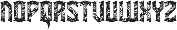 Snakebite Texture otf (400) Font LOWERCASE