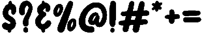 Snakger Regular otf (400) Font OTHER CHARS