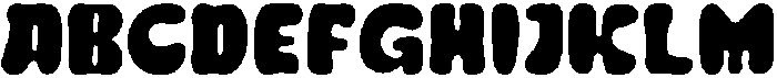 Snakger Regular otf (400) Font UPPERCASE