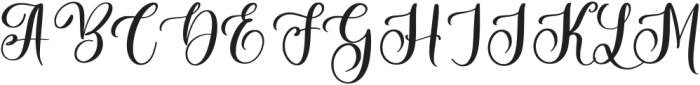 SnapdragonRomanticRegular otf (400) Font UPPERCASE