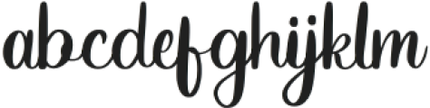 SnapdragonRomanticRegular otf (400) Font LOWERCASE