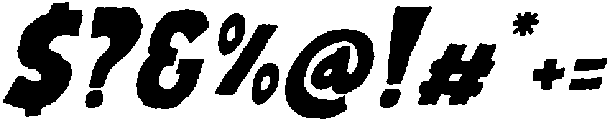 Snarl Rough Italic otf (400) Font OTHER CHARS