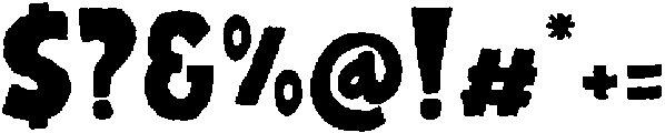 Snarl Rough otf (400) Font OTHER CHARS