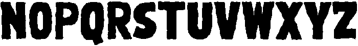 Snarl Rough otf (400) Font UPPERCASE