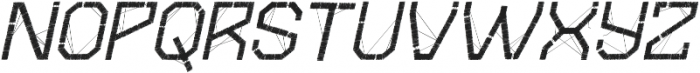 Snitch Stitch Italic otf (400) Font UPPERCASE