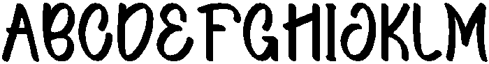 Snoopy Regular otf (400) Font UPPERCASE