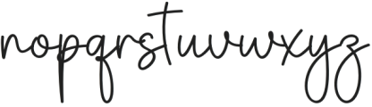 Snoopy Signature Regular otf (400) Font LOWERCASE