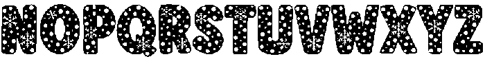 Snow Christmas Regular otf (400) Font UPPERCASE