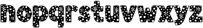 Snow Christmas Regular otf (400) Font LOWERCASE
