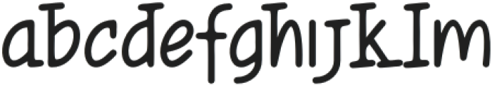 Snow Jhengky Regular otf (400) Font LOWERCASE