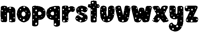 Snow Regular otf (400) Font LOWERCASE