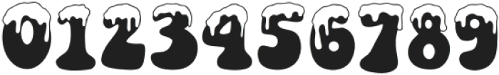 Snow drip Regular otf (400) Font OTHER CHARS
