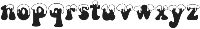 Snow drip Regular otf (400) Font LOWERCASE