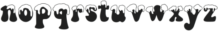 Snow drip Regular ttf (400) Font LOWERCASE