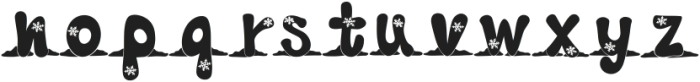 Snow font Regular ttf (400) Font LOWERCASE