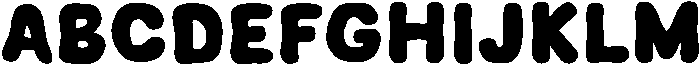 Snowball Regular otf (400) Font UPPERCASE