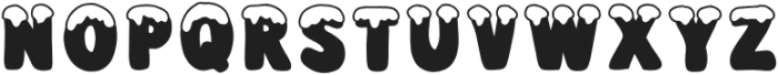 Snowbelly Regular otf (400) Font LOWERCASE