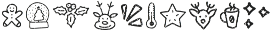 Snowbrush Symbols otf (400) Font OTHER CHARS