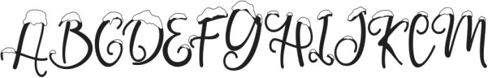 Snowby otf (400) Font UPPERCASE