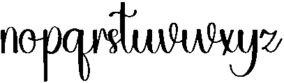Snowflake Regular otf (400) Font LOWERCASE