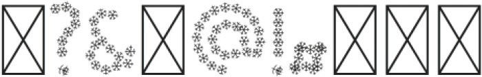 Snowflakes Regular otf (400) Font OTHER CHARS