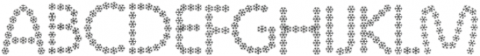 Snowflakes Regular otf (400) Font UPPERCASE