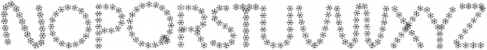 Snowflakes Regular otf (400) Font LOWERCASE