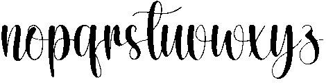 Snowhouse Regular otf (400) Font LOWERCASE